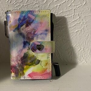 Betsey Johnson Multicolor Key & Card Holder